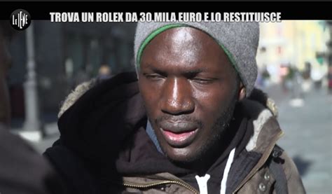senegalese trova rolex le iene